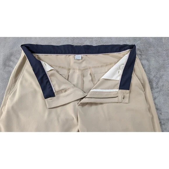 FootJoy FJ Pro Tour Golf Pants Mens 36x32 Tan Stretch Performance Chino - Picture 6 of 11